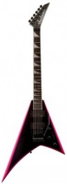 JACKSON X SERIES RHOADS RRXMG BLACK W PINK BEVELS